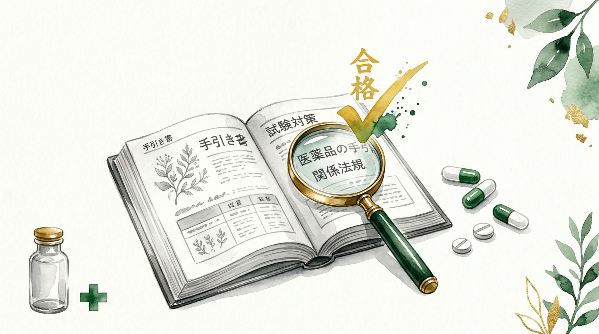 【2025年最新】登録販売者試験とは?合格率・難易度・勉強法を完全ガイドのアイキャッチ画像