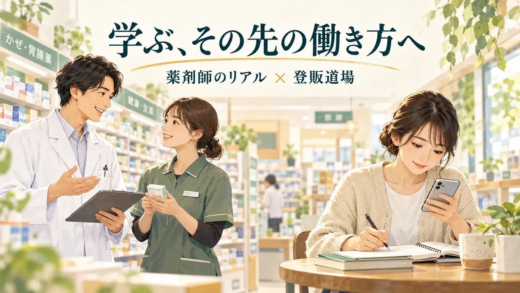 「薬剤師のリアル」で登販道場をご紹介いただきましたのアイキャッチ画像
